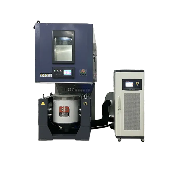 DERUI vibration climatic test chamber integrated with an electrodynamic shaker