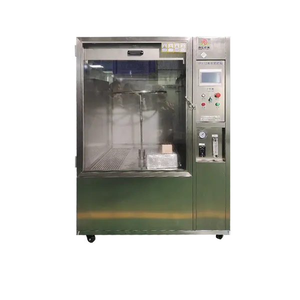 Ip test chamber for mobile phones