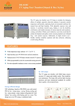 Specification Guide: DR-H302 UV Aging Test Chamber