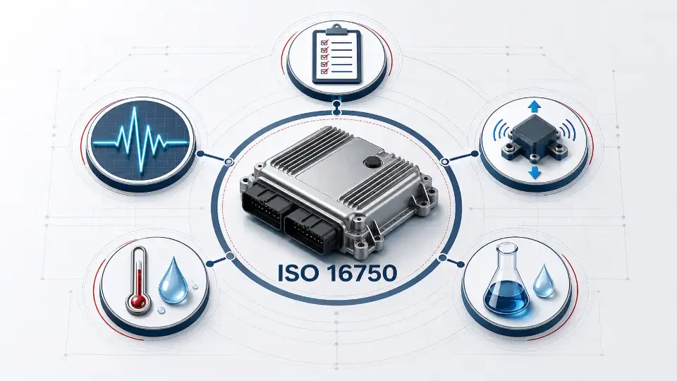 Overview of ISO 16750 environmental test methods for automotive electronics