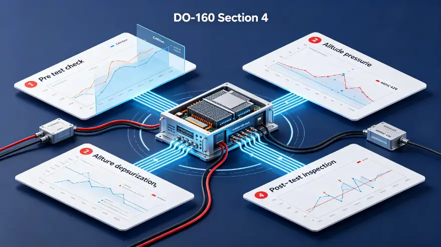 DO-160 Section 4 Temperature and Altitude Testing workflow