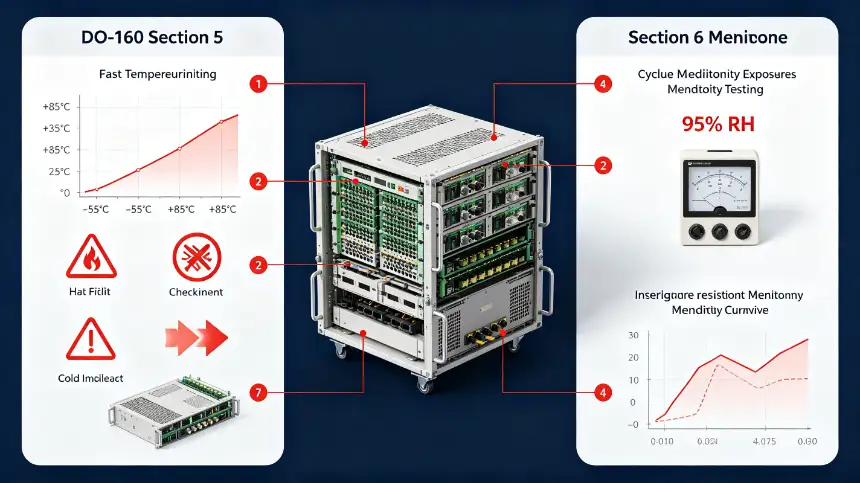 DO-160 Temperature Variation vs Humidity Testing workflow