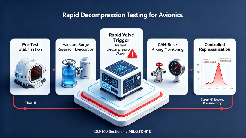 Rapid Decompression Testing for Avionics workflow