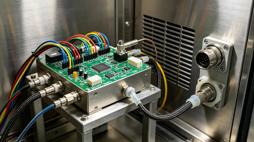 Test setup for powered avionics environmental testing