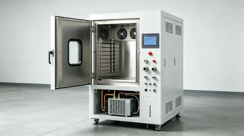Temperature chamber with live-load capacity selection factors